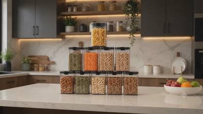 1100 ML Unbreakable Airtight Kitchen Storage Container Set of 8